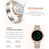 Montre Intelligente pour Femme, écran Couleur de 3,2 cm, étanchéité IP67, traqueur d'activité Physique, Moniteur de fréquence Ca