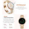 Montre Intelligente pour Femme, écran Couleur de 3,2 cm, étanchéité IP67, traqueur d'activité Physique, Moniteur de fréquence Ca