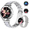 Montre Connectée Femme avec Appels, 123 Modes Sportifs, Visionneuse de Sommeil, Suivi du Cycle Menstruel, IP68 Montre Femme Conn