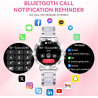 Montre Connectée Femme avec Appels, 123 Modes Sportifs, Visionneuse de Sommeil, Suivi du Cycle Menstruel, IP68 Montre Femme Conn