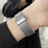 Montre connectée femme, avec 2 bracelets ajustables, fonction appel/réponse bleutooth, écran tactile 1,19" smartwatch, suivi 123