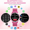 Montre connectée femme, avec 2 bracelets ajustables, fonction appel/réponse bleutooth, 1,19" smartwatch, suivi 123 modes sportif