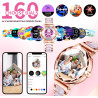Montre Connectée Femme avec Appels, 123 Modes Sportifs, IP68 Montre Femme Connectée, Visionneuse de Sommeil, Suivi du Cycle Mens