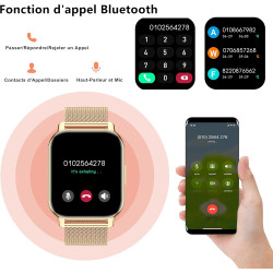 Popglory Montres connectées Tendance pour Femme