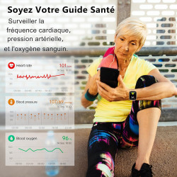 Popglory Montres connectées Tendance pour Femme