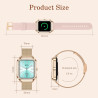 2025 Smartwatch Femme, Montre connectée 1,60 pouces avec fonction d'appel/réponse, plus de 110 modes sportifs, tracker d'activit