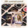 Montre connectée femme avec appel bleutooth, 1,85" smartwatch avec etanche 100+ modes sportifs podometre, moniteur de sommeil ca