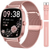 Coioc montre connectée femme avec appel bleutooth, écran hd 1,85 pouces, 120+ modes sportifs, détection fréquence cardiaque, com