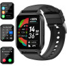 Montres intelligentes (répondre/passer un appel) pour homme/femme, montre de suivi de fitness de 4,7 cm avec synchronisation SMS