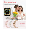 Montre Intelligente Femme avec Appel, 1,85" Smartwatch Automatique Homme, Podomètre/Moniteur Sommeil/Cardiofrequenzimetro, 120+ 