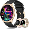 Smartwatch Homme Femme Rond avec Fonction Appels, Écran AMOLED de 1,34", Montre Fitness Tracker, Plus de 120 Modes Sport Podomèt