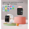 Montre connectée femme, 1.85'' smartwatch avec appel bleutooth, 19 modes sportifs, moniteur de fréquence cardiaque/spo2/sommeil/