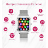 Montre connectée femme avec appel bleutooth, 1.6'' hd smartwatch avec 19 sports, surveillance de la fréquence cardiaque/sommeil/