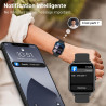 Montre Connectée Homme Femme - Appels Entrants/Sortants - Écran Tactile HD 1,83"Suivi d'activité avec Fréquence Cardiaque, Somme