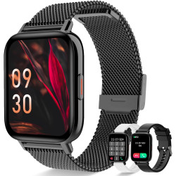 Montre Connectée Femme Repondre Appel 1.69" Smartwatch Fréquence Cardiaque Sommeil SpO2 Fonction Féminine Notification Intellige