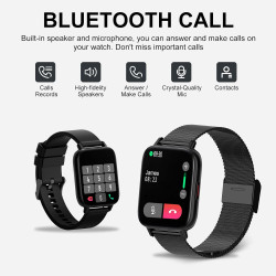 Montre Connectée Femme Repondre Appel 1.69" Smartwatch Fréquence Cardiaque Sommeil SpO2 Fonction Féminine Notification Intellige
