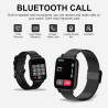 Montre Connectée Femme Repondre Appel 1.69" Smartwatch Fréquence Cardiaque Sommeil SpO2 Fonction Féminine Notification Intellige