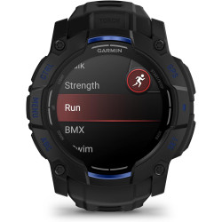 Garmin instinct 3 noir/bolt blue 50mm