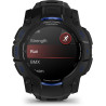 Garmin instinct 3 noir/bolt blue 50mm