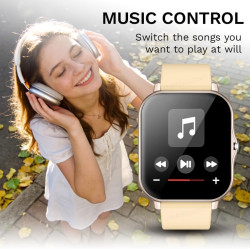 Montre Connectée Compatible avec iPhone et Android, Écran Tactile 4,5 cm, Dimensions 24,5 x 3,4 x 1,1 cm