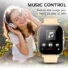 Montre Connectée Compatible avec iPhone et Android, Écran Tactile 4,5 cm, Dimensions 24,5 x 3,4 x 1,1 cm