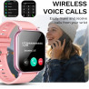 Montre Connectée Compatible avec iPhone et Android, Écran Tactile 4,5 cm, Dimensions 24,5 x 3,4 x 1,1 cm