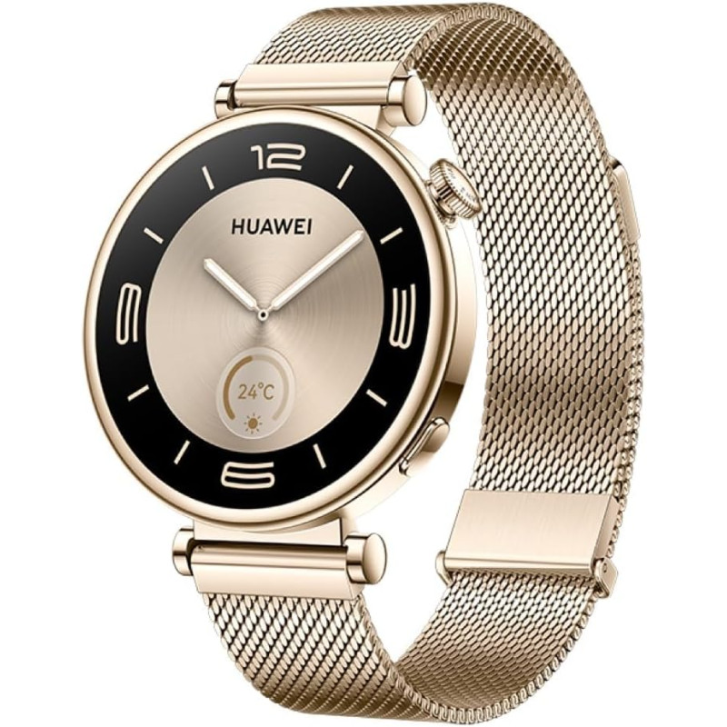 HUAWEI Watch GT 4 Montre Connectée Femme Jusqu'à 14 Jours d'autonomie - Compatible avec iOS et Android - Suivi de la fréquence C