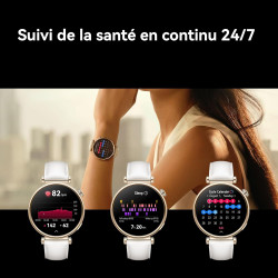 HUAWEI Watch GT 4 Montre Connectée Femme Jusqu'à 14 Jours d'autonomie - Compatible avec iOS et Android - Suivi de la fréquence C