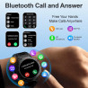 Montre Connectée Homme, avec 2 Bracelets, Smartwatch, 100+ Modes Sportifs, Cardiaque 24/7, Surveillance du Sommeil, Téléphone et