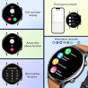 Montre Connectée Homme Smartwatch Sport - Repondre Appel 1.39'' Étanche Écran Tactile Bracelet Connectee avec Moniteur de Sommei