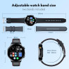 Montre Connectée Homme Smartwatch Sport - Repondre Appel 1.39'' Étanche Écran Tactile Bracelet Connectee avec Moniteur de Sommei