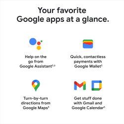 Google Pixel - Montre intelligente Android Fitbit - Suivi d'activité et fréquence cardiaque - Boîtier en acier inoxydable noir -