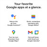 Google Pixel - Montre intelligente Android Fitbit - Suivi d'activité et fréquence cardiaque - Boîtier en acier inoxydable noir -