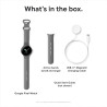 Google Pixel - Montre intelligente Android Fitbit - Suivi d'activité et fréquence cardiaque - Boîtier en acier inoxydable noir -