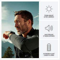 Garmin fēnix® 8 Pro, 47mm AMOLED - Montre connectée GPS Multisports avec Technologie inReach intégrée - Sapphire, Titane, Titani