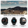 Garmin fēnix® 8 – montre gps multisports amoled - gris avec bracelet en silicone noir – 51 mm