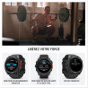 Garmin fēnix® 8 – montre gps multisports amoled - gris avec bracelet en silicone noir – 51 mm