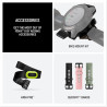 Garmin fēnix® 8 – montre gps multisports amoled - argent avec bracelet en silicone blanc - 43 mm