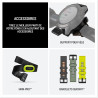 Garmin fēnix e - montre gps multisports amoled – acier argent avec bracelet noir