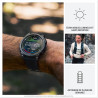 Garmin fēnix e - montre gps multisports amoled – acier gris avec bracelet noir