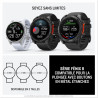 Garmin fēnix® 8 – montre gps multisports amoled - gris avec bracelet en silicone noir – 47 mm