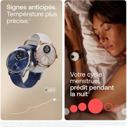 Withings scanwatch 2 - montre connectée, ecg, spo2, température, suivi du sommeil, santé respiratoire, activités, calories, étan