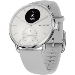 Withings ScanWatch 2 - Montre connectée, ECG, SpO2, température, Suivi du Sommeil, santé respiratoire, activités, Calories, étan