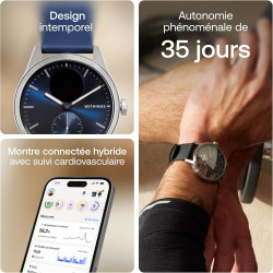 Withings ScanWatch 2 - Montre connectée, électrocardiogramme ECG, SpO2, température, Suivi du Sommeil, santé respiratoire, activ