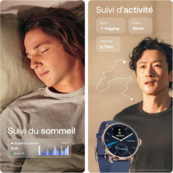 Withings ScanWatch 2 Montre intelligente hybride pour homme et femme – ECG, SPO2, surveillance de la température, sommeil, santé