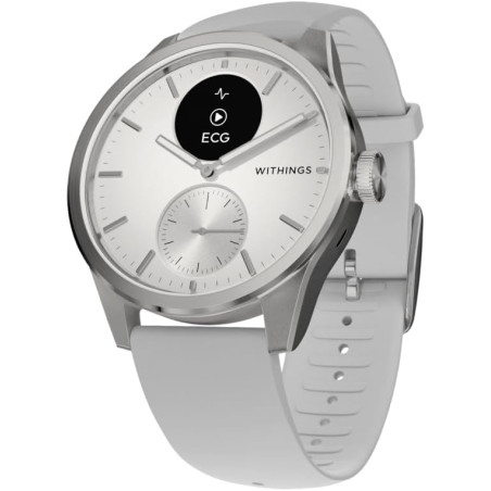 Withings ScanWatch 2 - Montre connectée, ECG, SpO2, température, Suivi du Sommeil, santé respiratoire, activités, Calories, étan