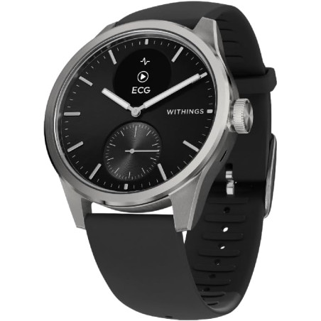 Withings ScanWatch 2 - Montre connectée, électrocardiogramme ECG, SpO2, température, Suivi du Sommeil, santé respiratoire, activ