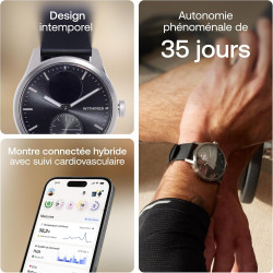Withings ScanWatch 2 - Montre connectée, électrocardiogramme ECG, SpO2, température, Suivi du Sommeil, santé respiratoire, activ