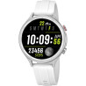 LOTUS Smartwatch Homme Femme - Montre Connectée Unisexe Bracelet Silicone - Étanche IP65 - Commande Vocale IA, Musique, Podomètr