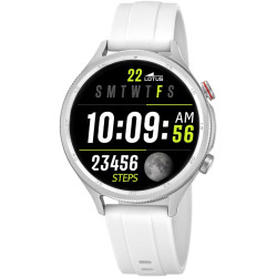 LOTUS Smartwatch Homme Femme - Montre Connectée Unisexe Bracelet Silicone - Étanche IP65 - Commande Vocale IA, Musique, Podomètr